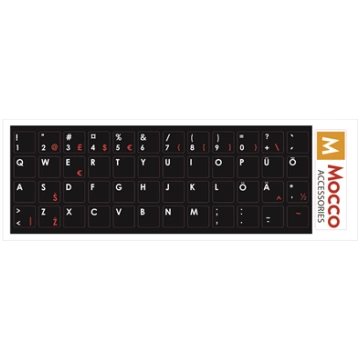 Mocco Keyboard Sticks ENG / EE With Laminated Wate