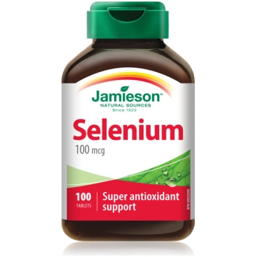 JAMIESON SELENIUM, 100 mcg, 100 tabletes Jamieson 