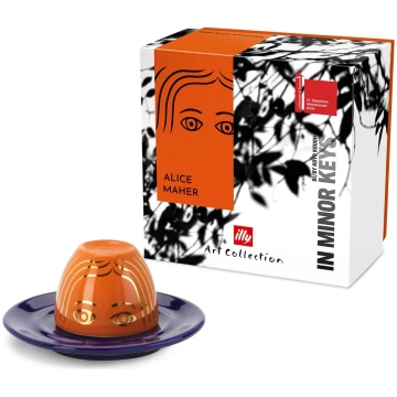 Krūzīte Illy iAC Maher, espresso ar apakštasīti, 6