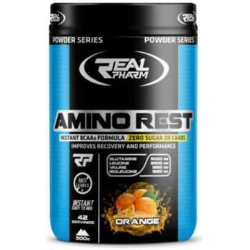 Amino Rest 500 g Real Pharm Apelsīns