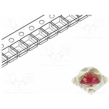 Power LED; Case (mm): 3535; cherry red; 135°; conv