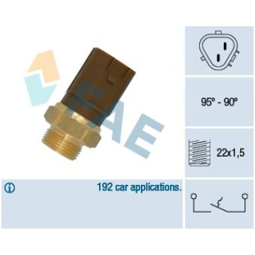FAE 36720 Termoslēdzis, Radiatora ventilators