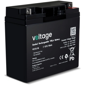 Akumulator AGM Voltage 12V 18Ah VE12-18 (Darba mūž