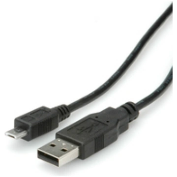 Roline USB 2.0 kabelis tips USB A/Male - Micro USB