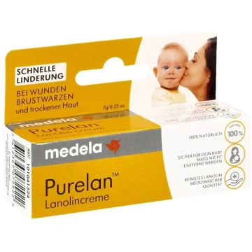Krēms krūšu galu kopšanai Medela Purelan™, 7 g