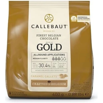 Callebaut GOLD Caramel Chocolate Couverture Callet