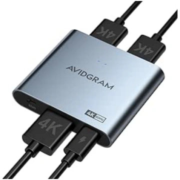HDMI sadalītājs 1 in 2 Out 4K 60Hz 4:4:4, AVIDGRAM