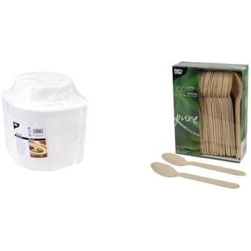 PAPSTAR zupas bļodas, 500 ml, baltas, 100 gab. iep