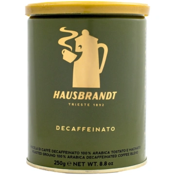 Malta kafija Hausbrandt Decaffeinato tins metāla b