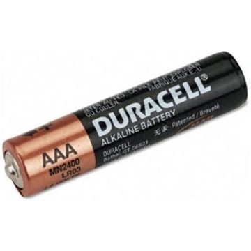 Baterija Duracell Alkaline AAA, 1.5 V, 1 gab