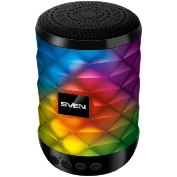 Bezvadu portatīvais skaļrunis SVEN PS-55, 5 W, RGB