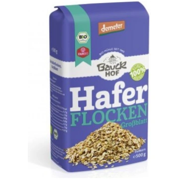Auzu pārslas rupjās BIO 500g Bauck Hof