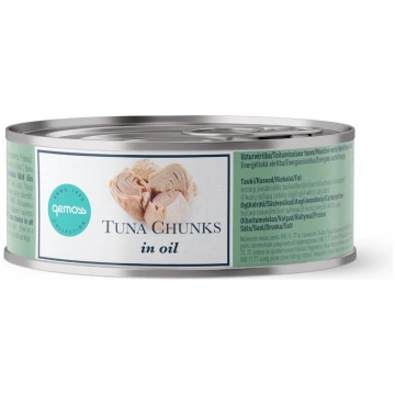 Tunča gabaliņi augu eļļā 185g/130g GEMOSS COLLECTI