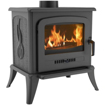 Čuguna kamīns Kratki K7, 5 kW - Ø130