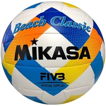 Mikasa Beach Classic Beach Volleyball White-Blue-Y