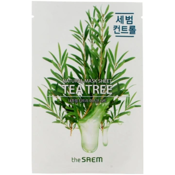 Sejas maska The Saem Natural Tea Tree, 21 ml