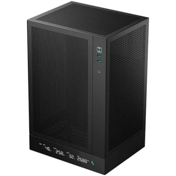 Deepcool PC Gaming Case | CH170 DIGITAL | Black | 