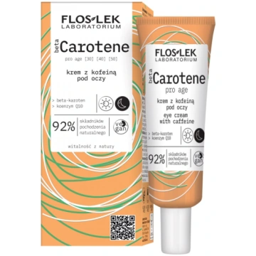 FLOSLEK_Beta-karotīna acu krēms ar kofeīnu 30ml