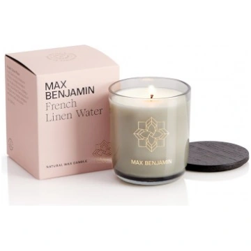 Max Benjamin French Linen Water candle