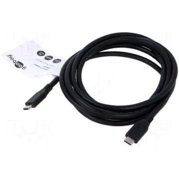 Cable | USB 4.0 | USB C plug,both sides | 2m | bla