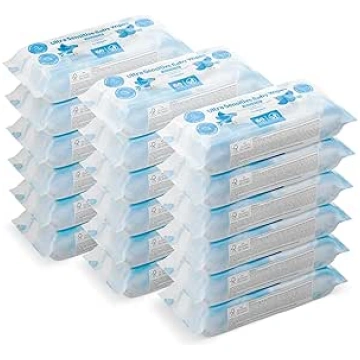 by Amazon Ultra Sensitive Baby Wipes 100% Vegetabl