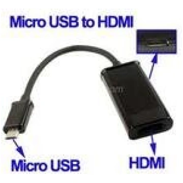 Samsung Micro USB To HDMI MHL Cable Adapter Galaxy