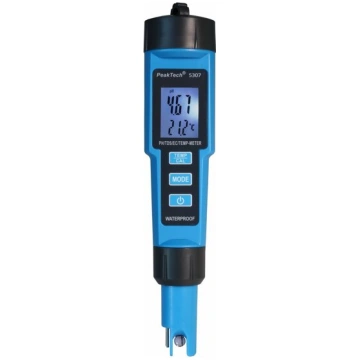 4 in 1 PH-Meter PeakTech® P 5307, kas paredzēts PH