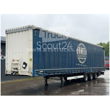 Lietots - KRONE SD Curtainsider, Edscha / MEGA / L