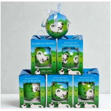 Shamrock Sheep Bauble in Gift Box Royal Tara