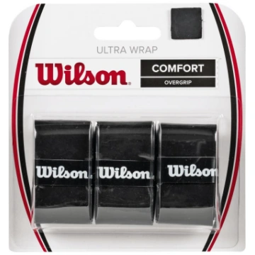 ULTRA WRAP OVERGRIP BK 3 PK WILSON