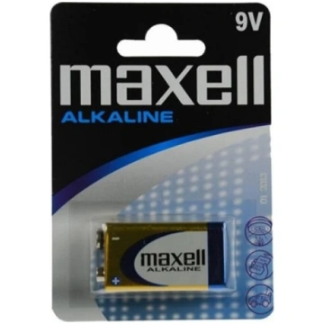 6LR61/9V baterijas Maxell Alkaline iepakojumā 1 gb