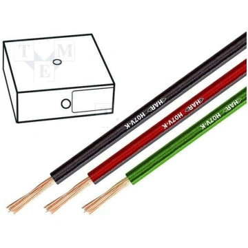 Wire; H07V-K; stranded; Cu; 16mm2; PVC; grey; 450V