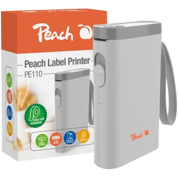 Peach PE110, label printer white, direct thermal p