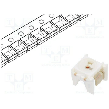 LED; amber; SMD; PLCC2; 25.3÷50.2lm; 7100÷18000mcd