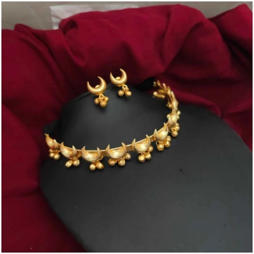 CHANDA Gold Replica Necklace Earrings Set Fusion V