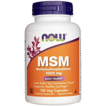 Now Foods NOW FOODS MSM 1000 mg – 120 kapsulas