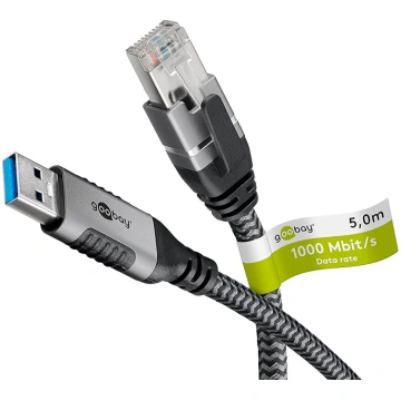 goobay LAN adapteris Ethernet kabelis no USB-A 3.2