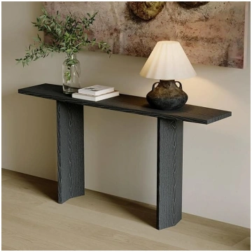 IBOWZ Modern Wooden Console Table Entryway Sofa Ru