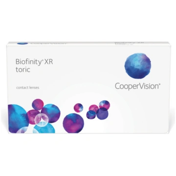 Biofinity® XR Toric mēneša kontaktlēcas (6 lēcas)