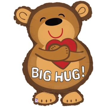 BETALLIC SUPERSHAPE TEDDY BEAR "BIG HUG" 35"