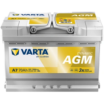 Akumulators Varta Silver Dynamic E39, 12 V, 70 Ah,