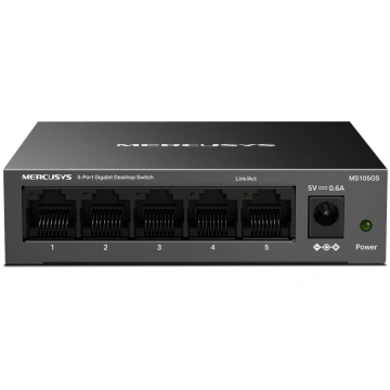 Mercusys MS105GS - galda komutators, 5 gigabitu po