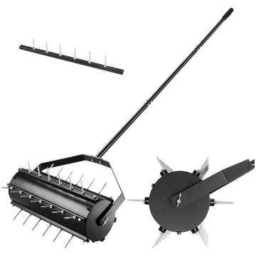 Uranshin Rolling Lawn Aerator Tool, lieljaudas man