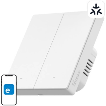 SONOFF M5-2C-86W WiFi Matter smart wall switch (2-