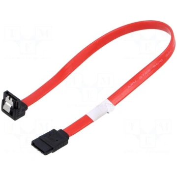 Cable: SATA | SATA plug,SATA plug angled | 0.3m | 