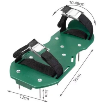 Zāliena aerators ar klipsi, aerācijas sandales Nav