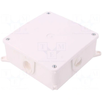 Enclosure: junction box | X: 134mm | Y: 134mm | Z: