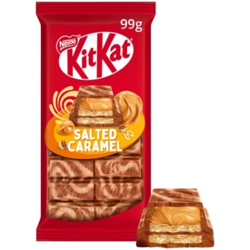 "KIT KAT" piena šokolāde ar sāļās karameles pildīj