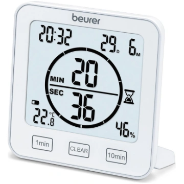Beurer, balta - Termo higrometrs, HM22