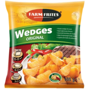 Kartupeļu daiviņas ar mizu FARM FRITES 600g